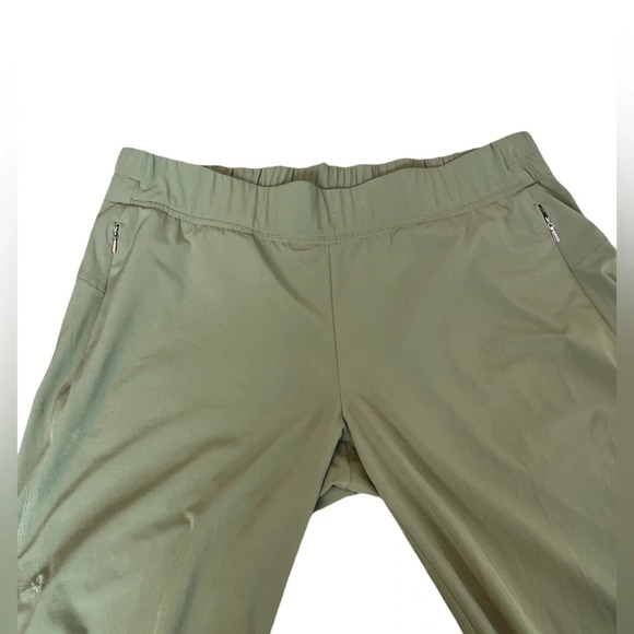 Calia by Carrie Underwood Lightweight Regular Fit Pants Size Medium Olive - Picture 2 of 6
